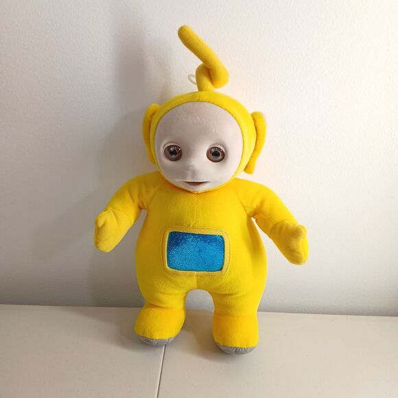 Eden Other - Eden Teletubbies 1998 Vintage Stuffed Plush Animal Toy Laa Laa Yellow 12" FAIR